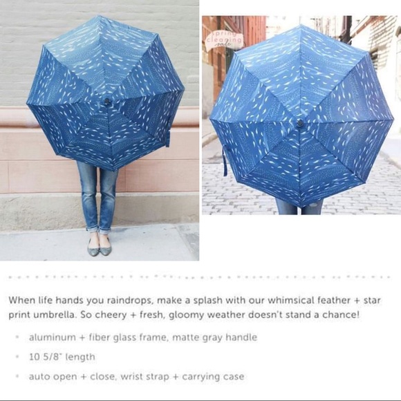 🆕☔️ Windswept Print Umbrella 🌂 c+i INC-UMB1 - Picture 2 of 4